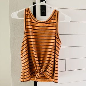 Knotted Striped tank
